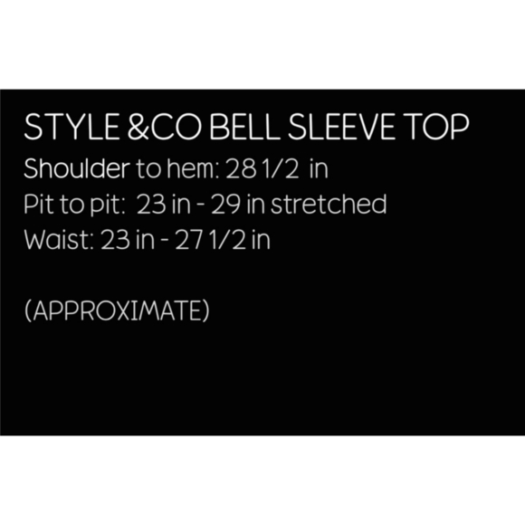 ✨️4/$20. Black White Bohemian Flowy Bell Sleeve Blouse, Embroidered Whipstitch - Picture 13 of 14